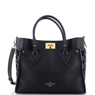 Louis Vuitton On My Side Tote Monogram Tuffetage Leather MM