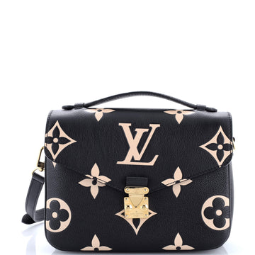 Louis Vuitton Pochette Metis Bicolor Monogram Empreinte Giant