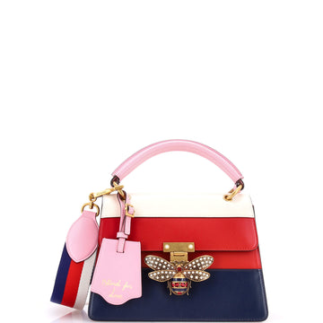 Gucci Queen Margaret Top Handle Bag Colorblock Leather Small