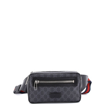 Gucci Soft Zip Belt Bag GG Coated Canvas Small