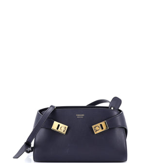 Salvatore Ferragamo Hug Pouch Bag Leather Mini
