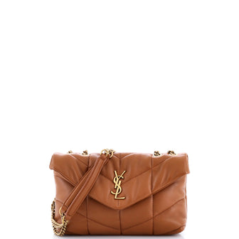 Saint Laurent Loulou Puffer Shoulder Bag Quilted Leather Mini