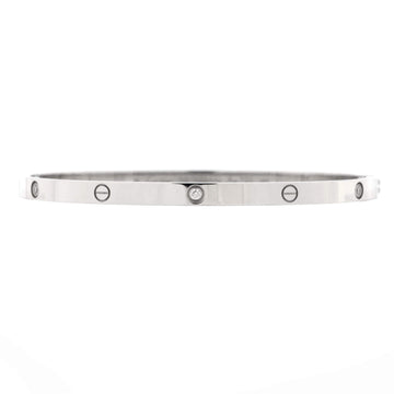 Cartier Love 6 Diamond Bracelet 18K White Gold and Diamonds Small
