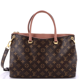 Louis Vuitton Pallas Tote Monogram Canvas with Leather