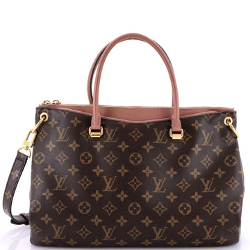 Louis Vuitton Pallas Tote Monogram Canvas with Leather