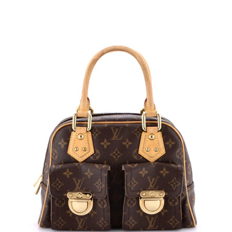 Louis Vuitton Manhattan Handbag Monogram Canvas PM