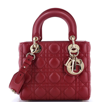 Christian Dior My Lady Dior Bag Cannage Quilt Lambskin