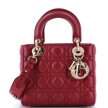 Christian Dior My Lady Dior Bag Cannage Quilt Lambskin
