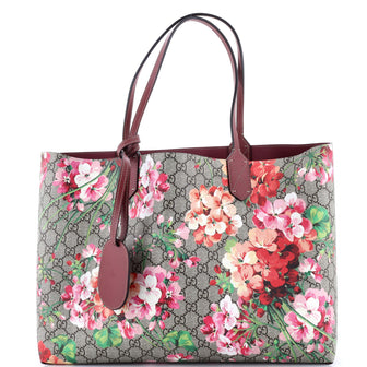 Gucci Reversible Tote Blooms GG Print Leather Medium