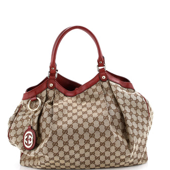 Gucci Sukey Tote GG Canvas Large