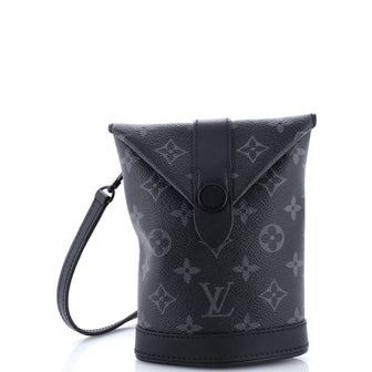 Louis Vuitton Envelope Pouch Monogram Eclipse Canvas