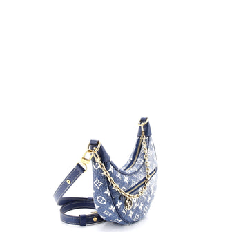Louis Vuitton Loop Handbag Monogram Jacquard Denim