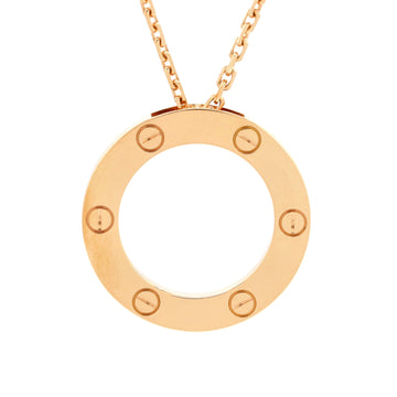 Cartier Love Pendant Necklace 18K Rose Gold