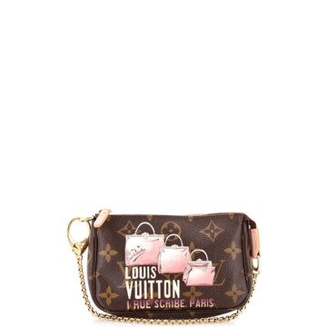 Louis Vuitton Pochette Accessoires Limited Edition Monogram Canvas Mini