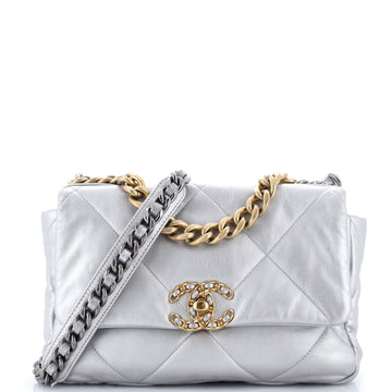 Chanel 19 Flap Bag Quilted Leather Medium