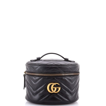 Gucci GG Marmont Vanity Backpack Matelasse Leather Mini