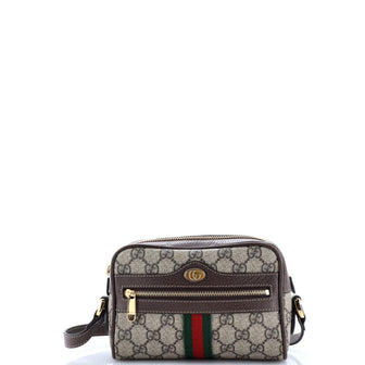 Gucci Ophidia Shoulder Bag GG Coated Canvas Mini