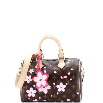Louis Vuitton x Takashi Murakami Speedy Handbag Limited Edition Cherry Blossom Monogram 25