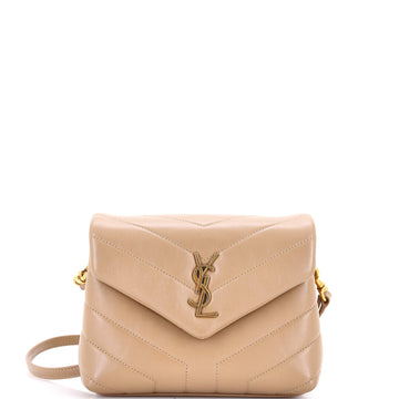 Saint Laurent Loulou Shoulder Bag Matelasse Chevron Leather Toy