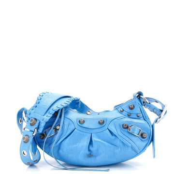 Balenciaga Le Cagole Giant Studs Shoulder Bag Leather XS