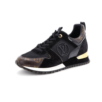 Louis Vuitton Women's Run Away Sneakers Mesh with Monogram Canvas and Suede