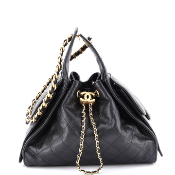 Chanel 25 Hobo Bag Quilted Caviar Small
