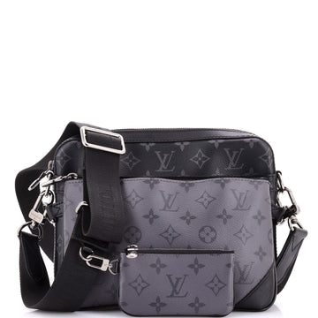 Louis Vuitton Trio Messenger Bag Reverse Monogram Eclipse Canvas