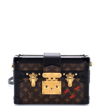 Louis Vuitton Petite Malle Handbag Monogram Canvas