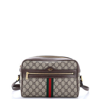 Gucci Ophidia Shoulder Bag GG Coated Canvas Small