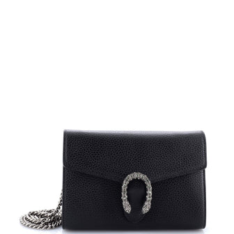 Gucci Dionysus Chain Wallet Leather with Embellished Detail Small