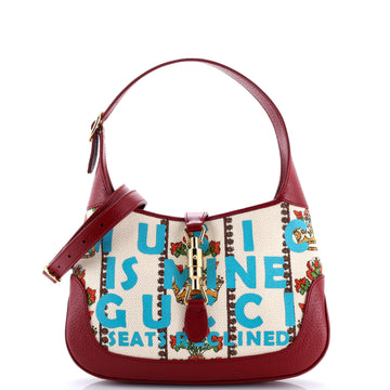 Gucci 100 Jackie 1961 Hobo Limited Edition Canvas Small