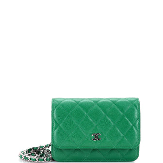 Chanel Wallet on Chain Quilted Caviar Mini