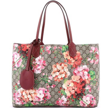 Gucci Reversible Tote Blooms GG Print Leather Medium