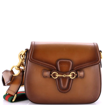 Gucci Lady Web Shoulder Bag Leather Medium