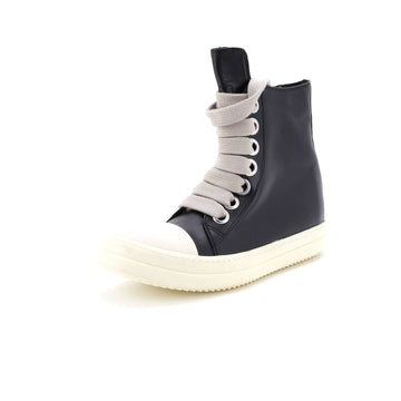 Rick Owens Men's Ramones High-Top Sneakers Leather