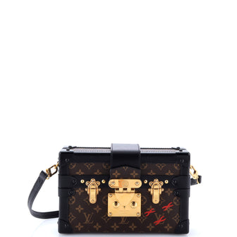 Louis Vuitton Petite Malle Handbag Monogram Canvas