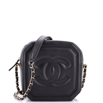 Chanel Timeless CC Octagon Camera Case Quilted Lambskin Mini
