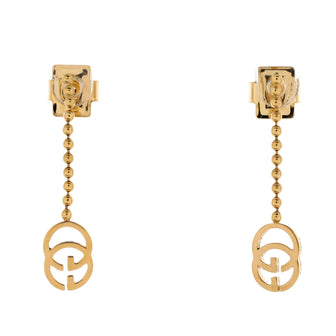 Gucci GG Drop Earrings 18K Yellow Gold