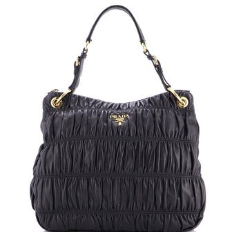 Prada Gaufre Hobo Nappa Leather Medium