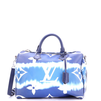 Louis Vuitton Speedy Bandouliere Bag Limited Edition Escale Monogram Giant 30