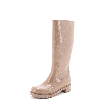 Louis Vuitton Women's Rain Boots Monogram Rubber