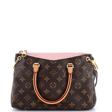 Louis Vuitton Pallas Tote Monogram Canvas with Leather BB