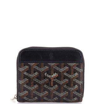 Goyard Zip Wallet Coated Canvas Compact