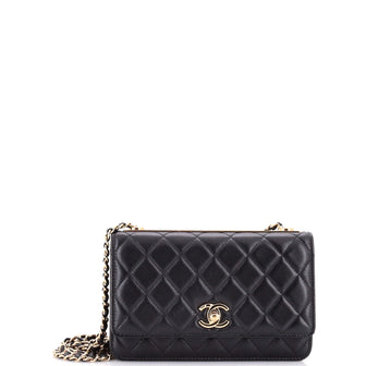 Chanel Trendy CC Wallet on Chain Quilted Lambskin