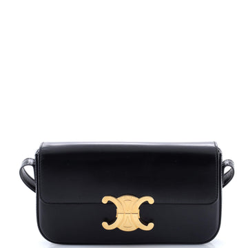Celine Triomphe East-West Shoulder Bag Smooth Calfskin
