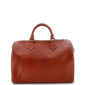 Louis Vuitton Speedy Handbag Epi Leather 30