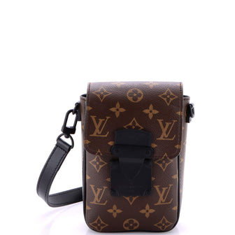 Louis Vuitton S Lock Vertical Wearable Wallet Macassar Monogram Canvas