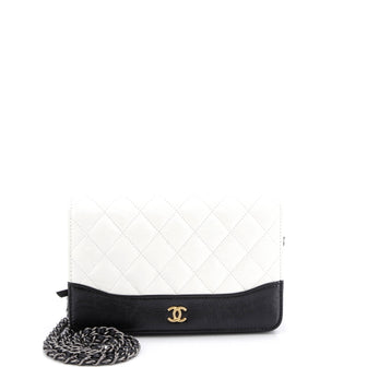 Chanel Gabrielle Wallet on Chain Quilted Aged Calfskin