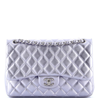 Chanel Classic Double Flap Bag Quilted Lambskin Jumbo