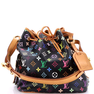 Louis Vuitton Petit Noe Handbag Monogram Multicolor